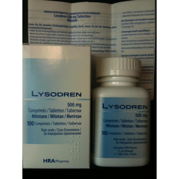 Купить Митотан (Лизодрен Lysodren) 500 мг/100 таблеток в Санкт .